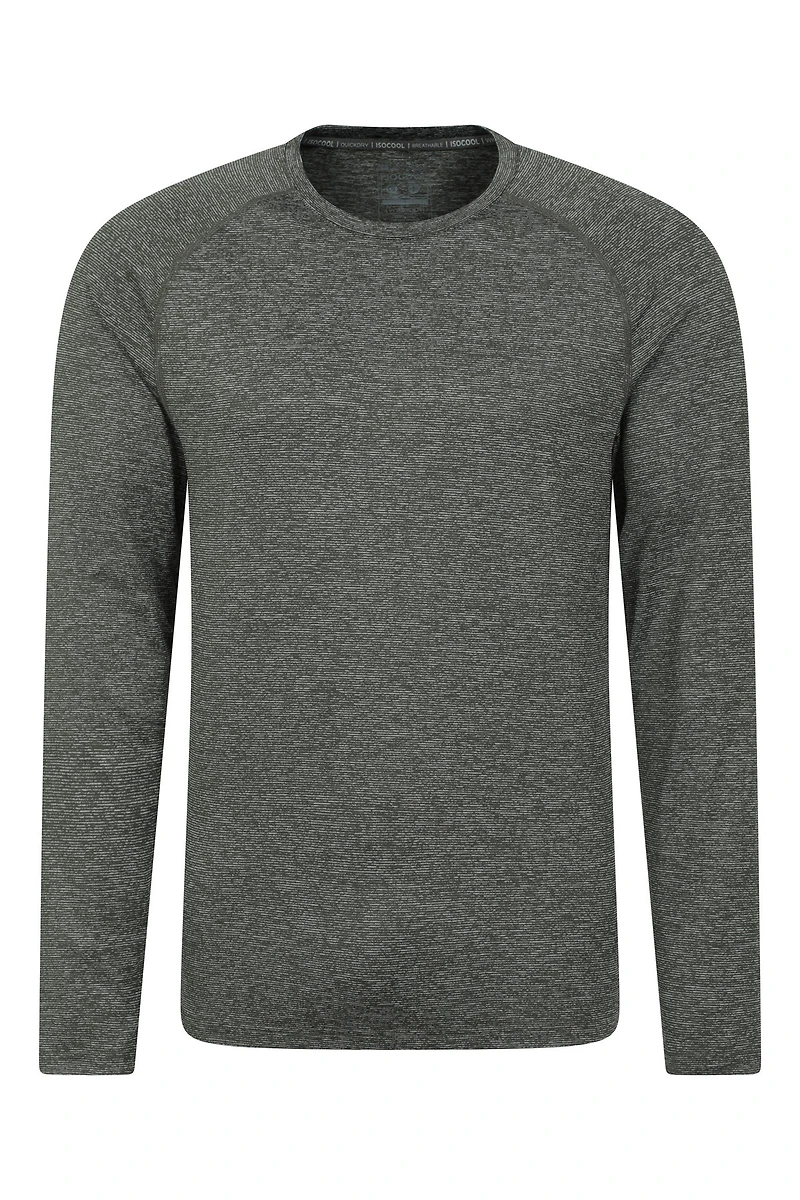 Agra IsoCool Mens Striped Top