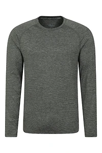 Agra IsoCool Mens Striped Top