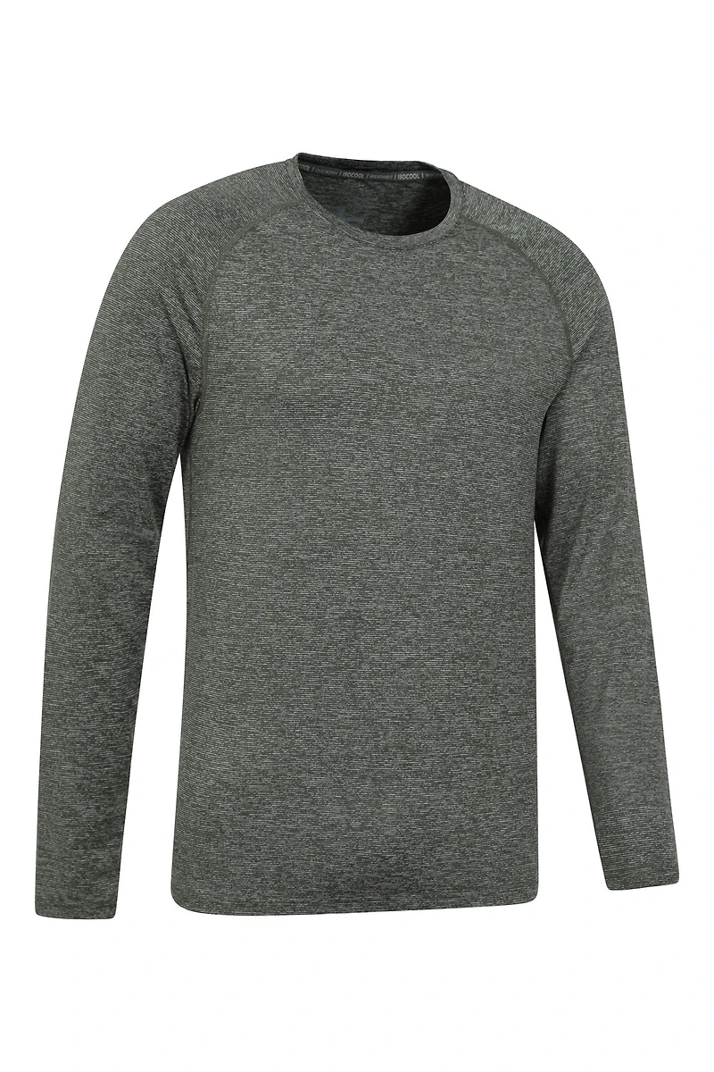 Agra IsoCool Mens Striped Top