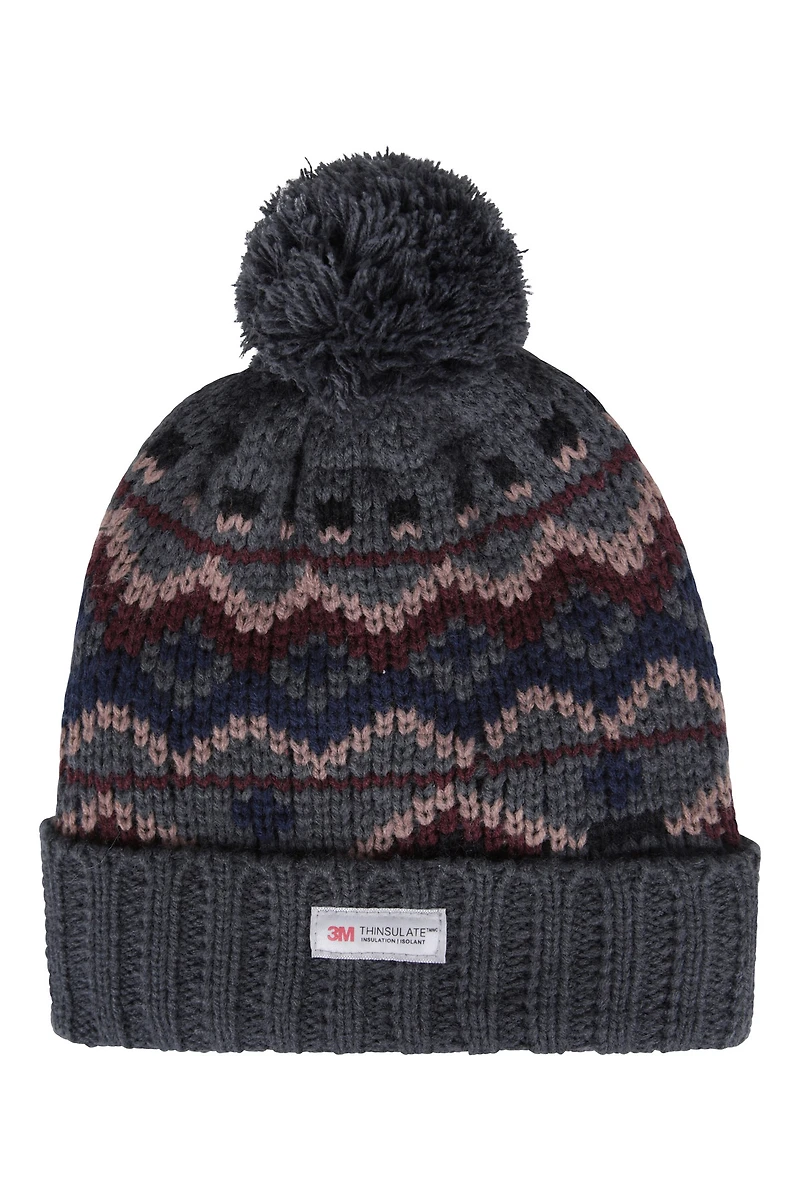 Thinsulate Fairisle Mens Beanie