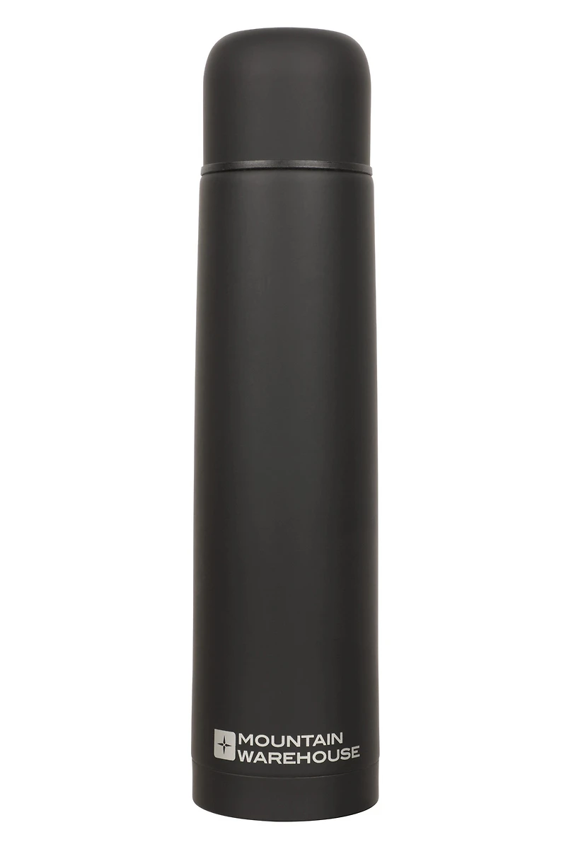 Double Walled Rubber Finish Flask