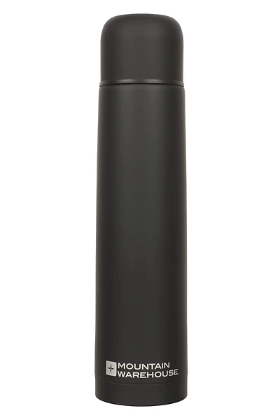 Double Walled Rubber Finish Flask