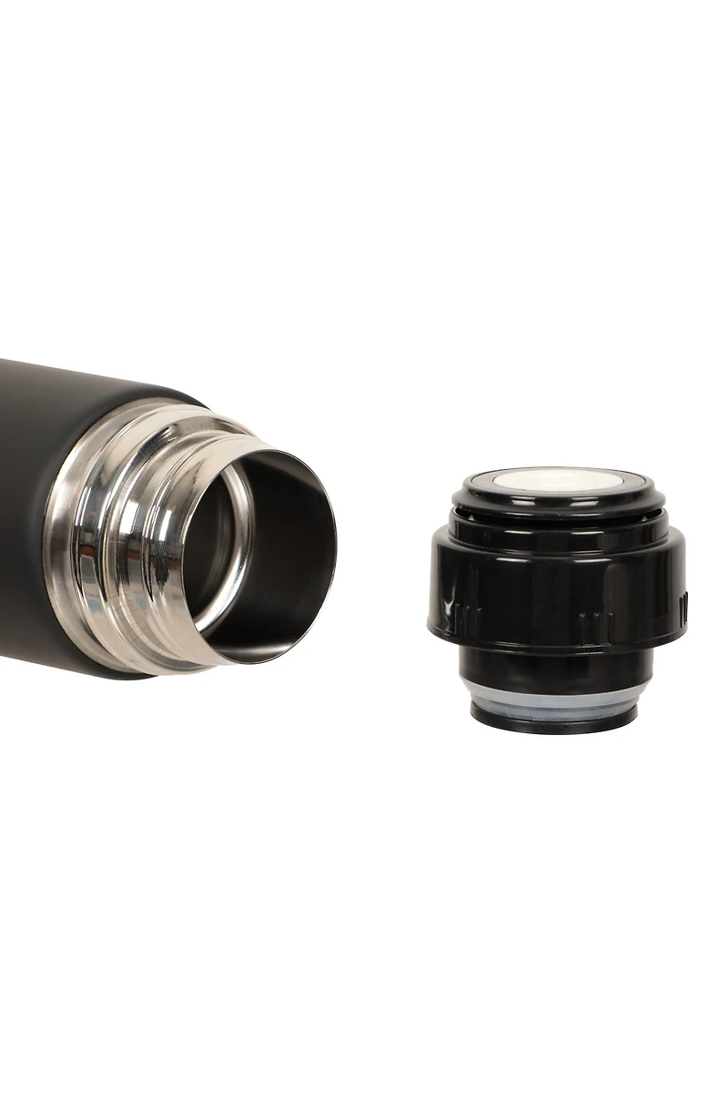 Double Walled Rubber Finish Flask