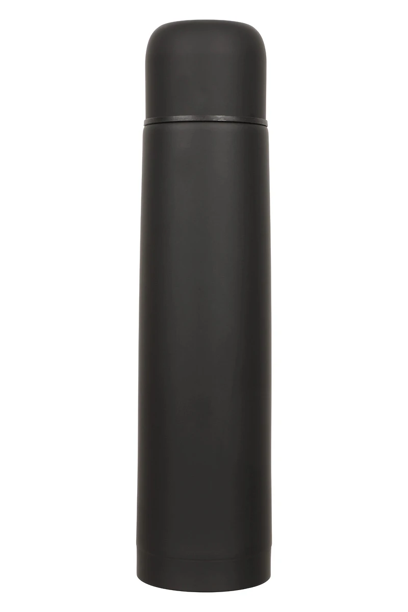 Double Walled Rubber Finish Flask