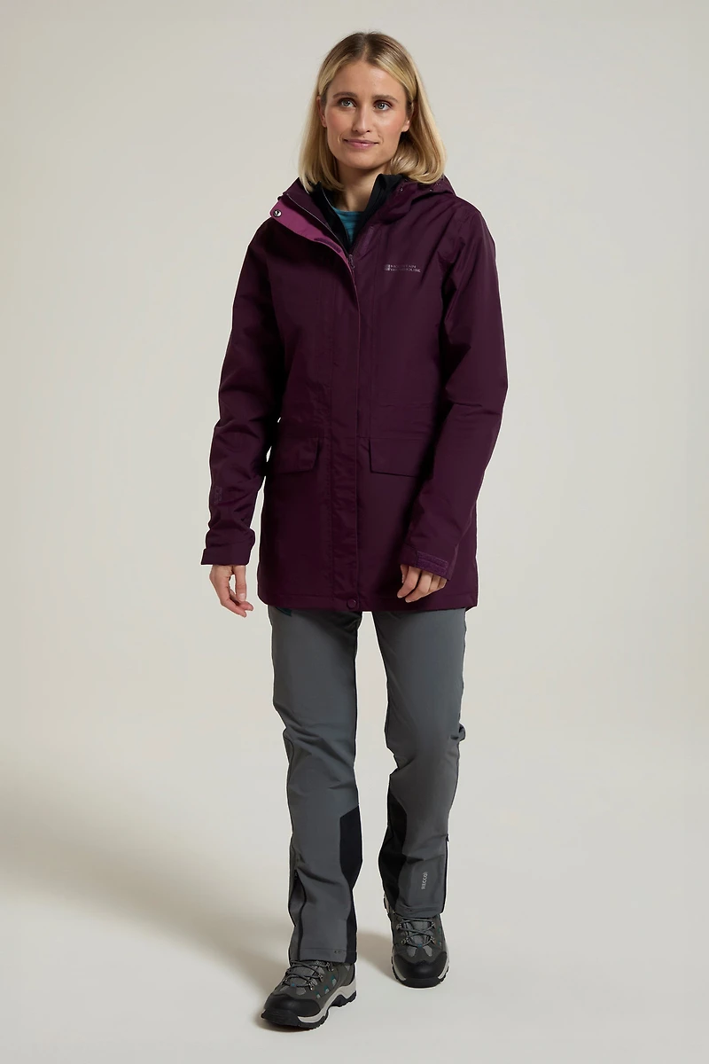Glacial Extreme Womens Long Waterproof Jacket