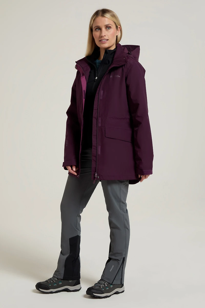 Glacial Extreme Womens Long Waterproof Jacket