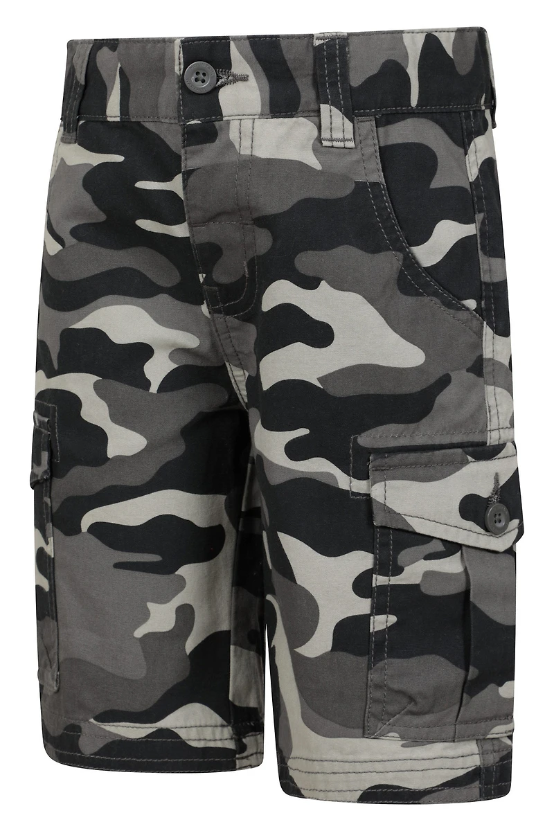Camo Cargo Kids Shorts