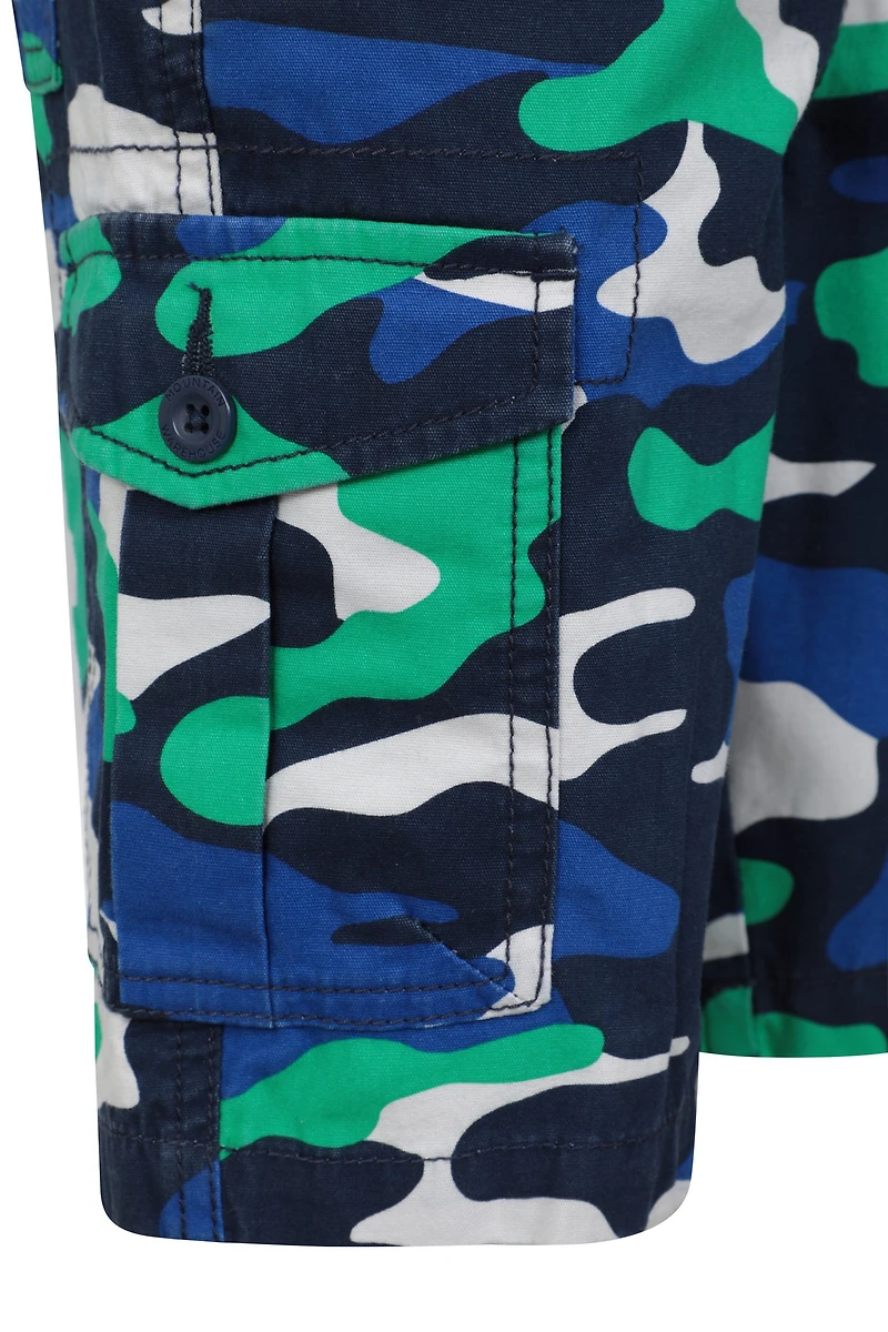 Camo Cargo Kids Shorts