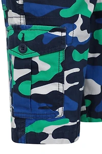 Camo Cargo Kids Shorts