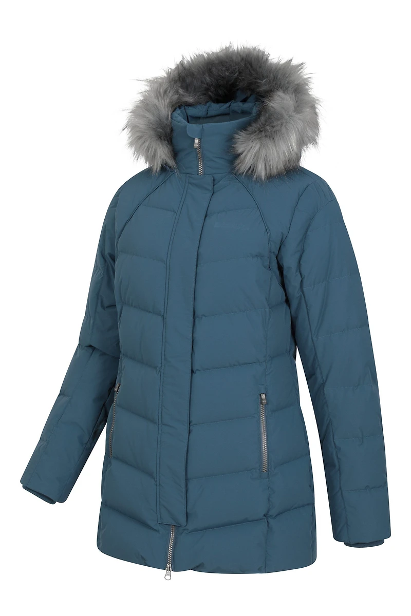 Isla II Womens Long Down Jacket