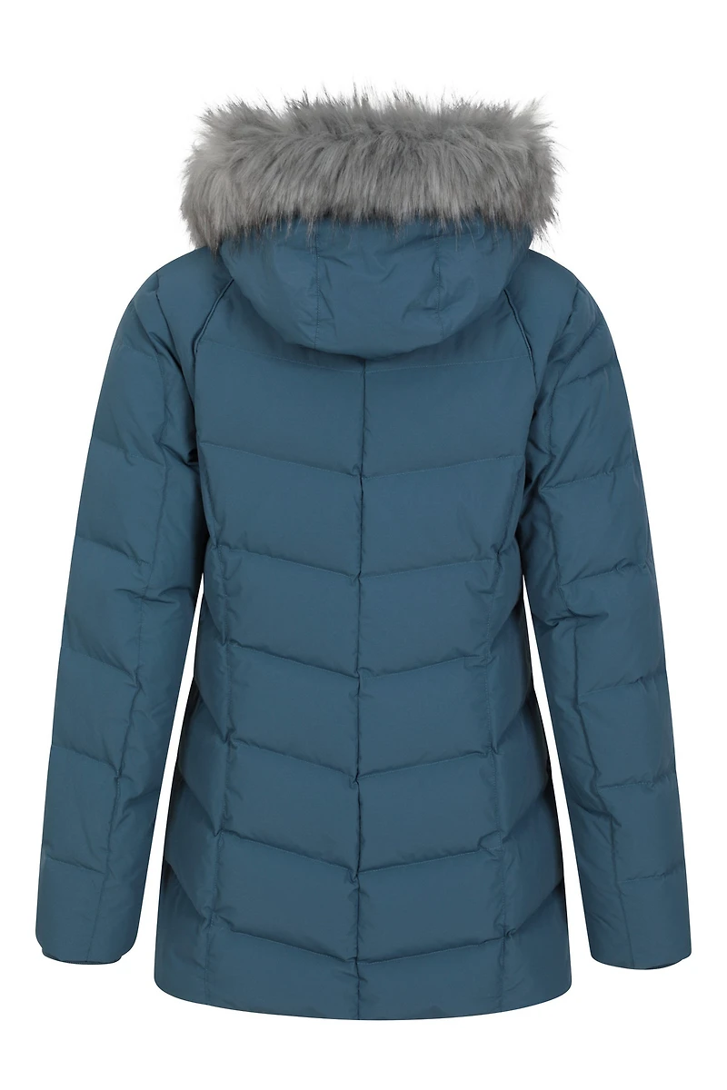 Isla II Womens Long Down Jacket