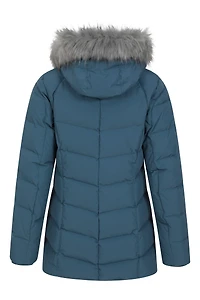 Isla II Womens Long Down Jacket
