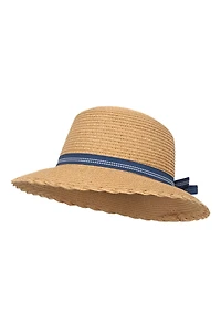 Gardening Womens Straw Sun Hat with Bow