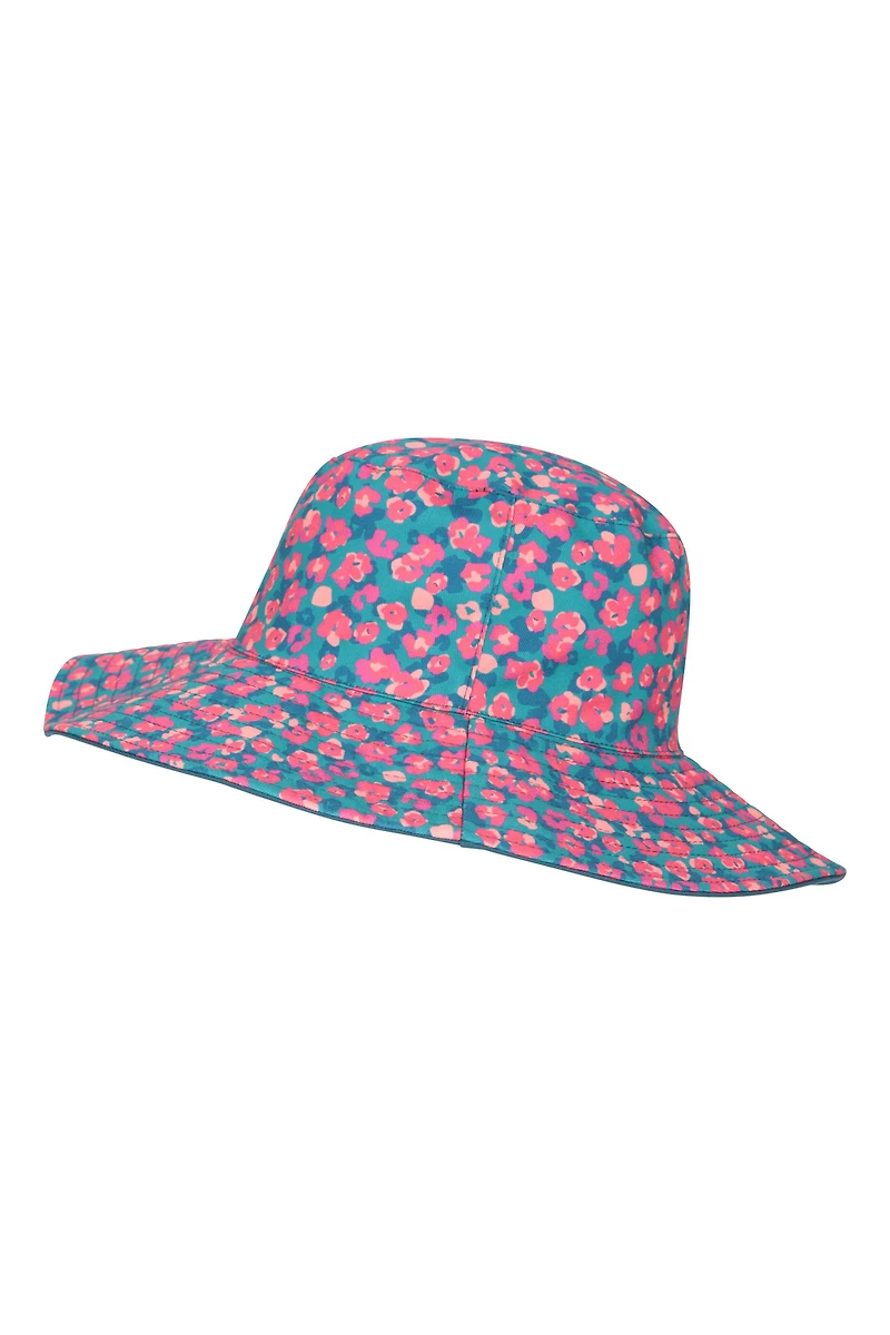Reversible Womens Printed Sun Hat