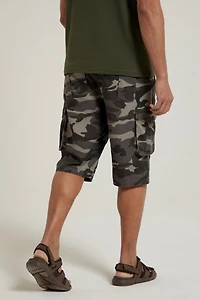 Mens Camo Cargo Shorts
