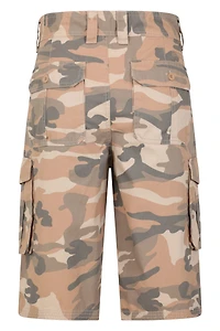 Mens Camo Cargo Shorts