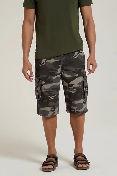Mens Camo Cargo Shorts