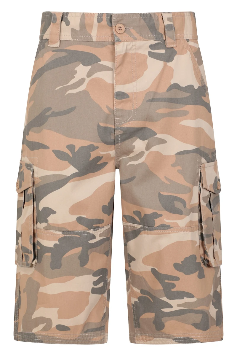 Mens Camo Cargo Shorts