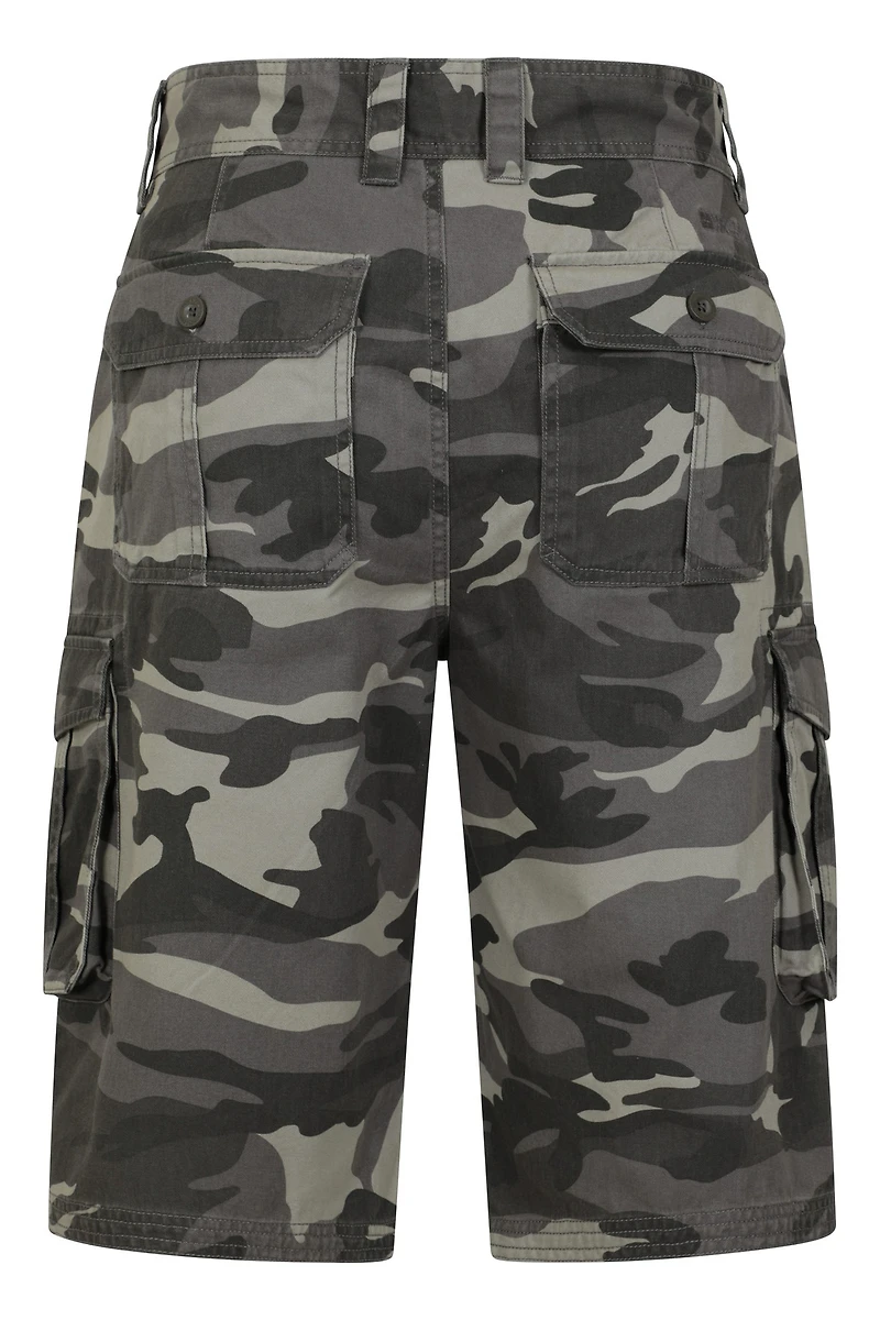 Mens Camo Cargo Shorts
