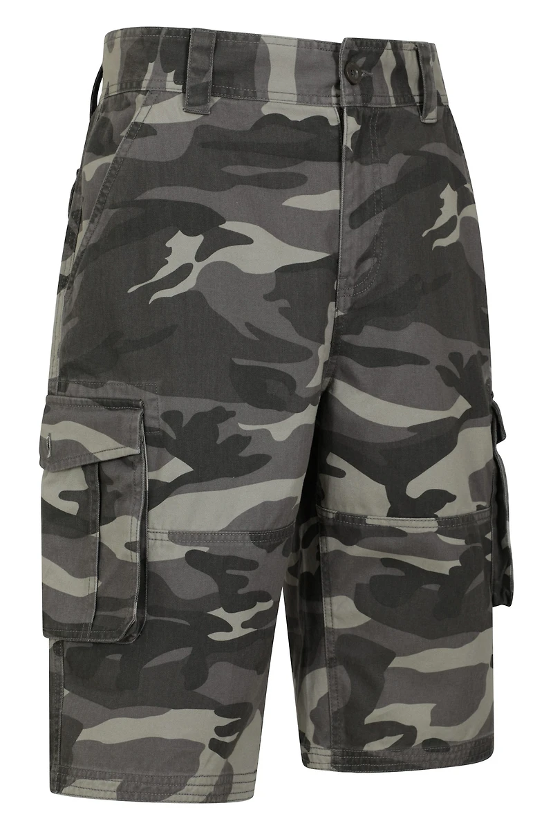 Mens Camo Cargo Shorts