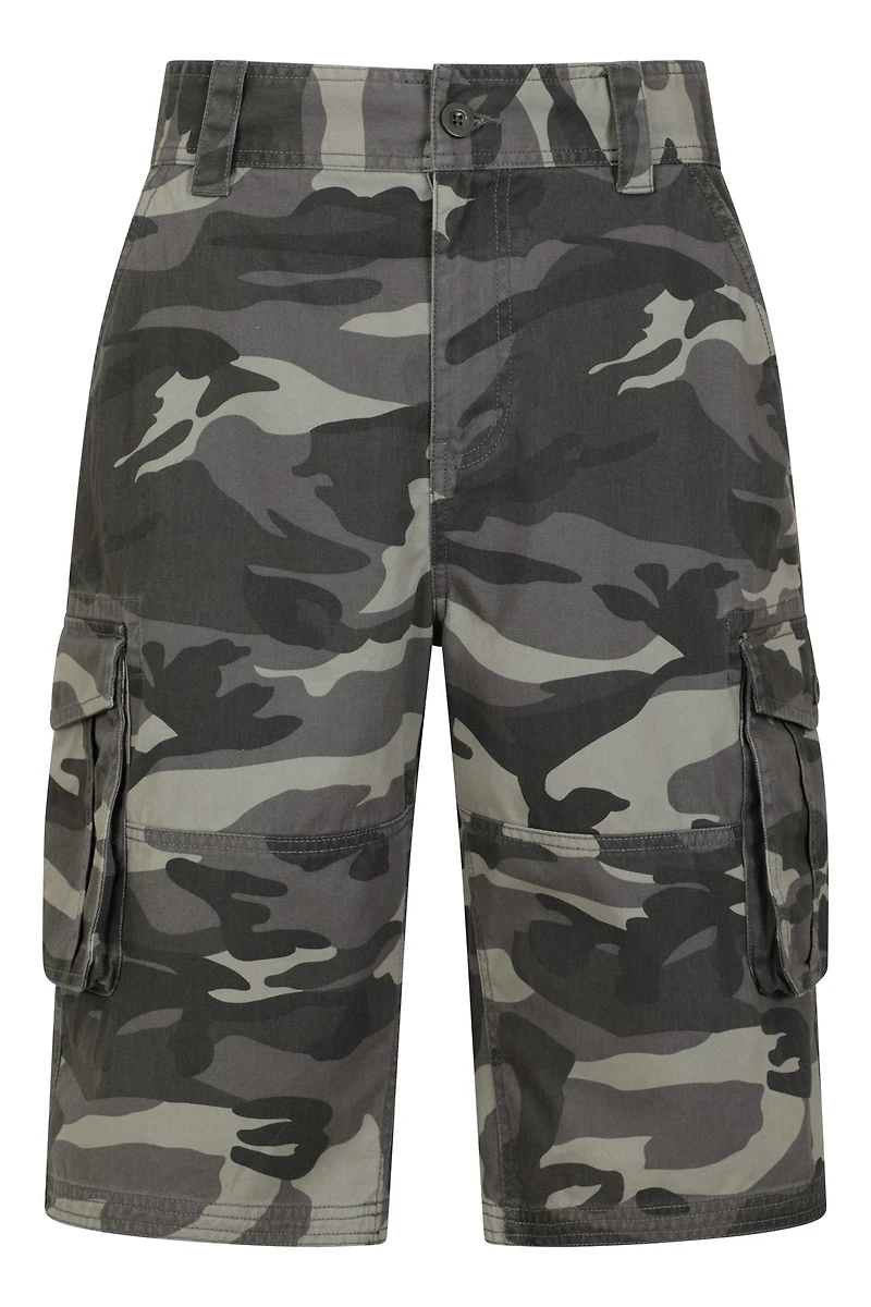 Mens Camo Cargo Shorts