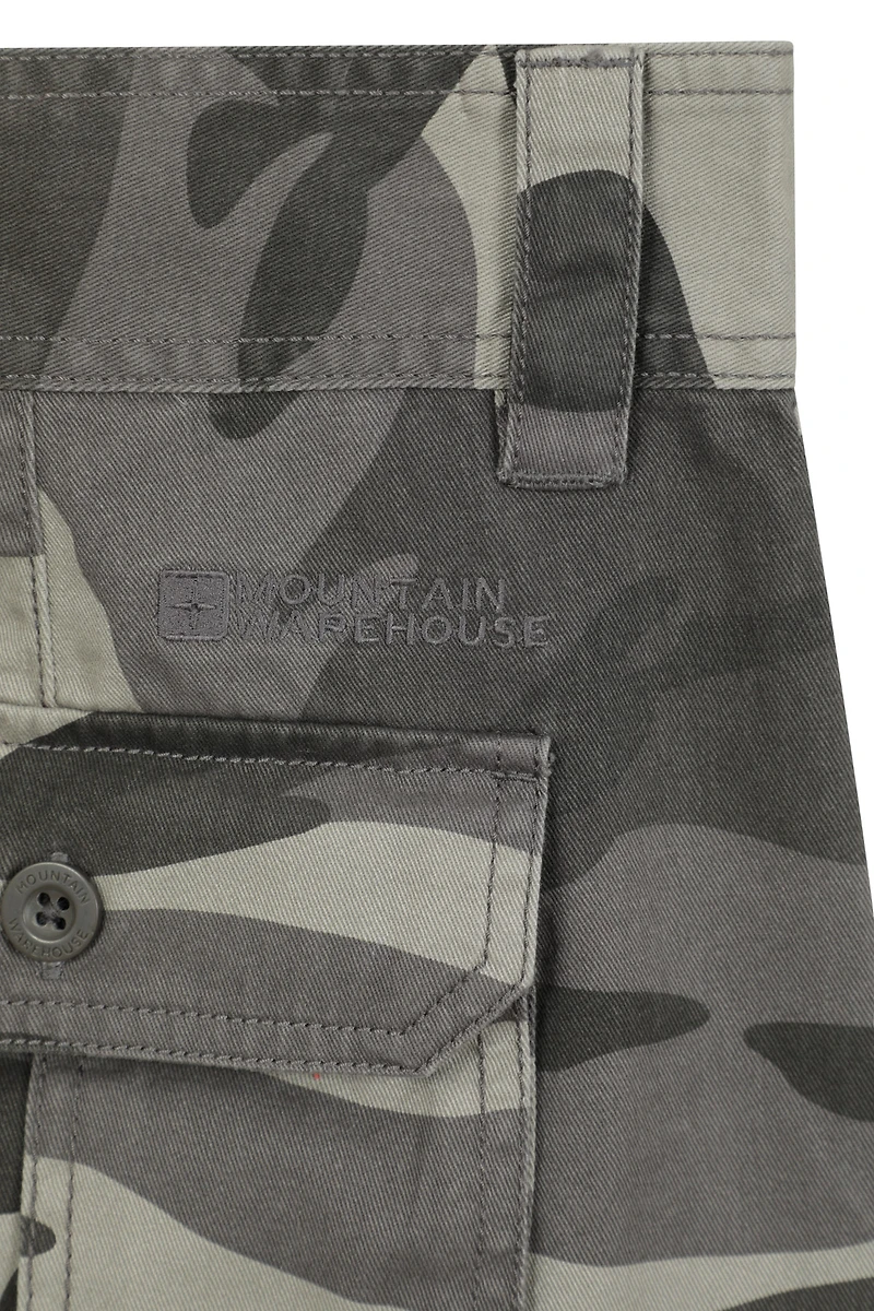 Mens Camo Cargo Shorts