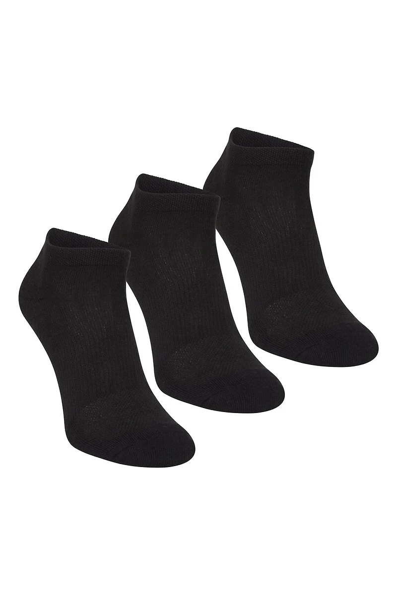 Cross The Line Mens Isocool Sneaker Socks 3-Pack