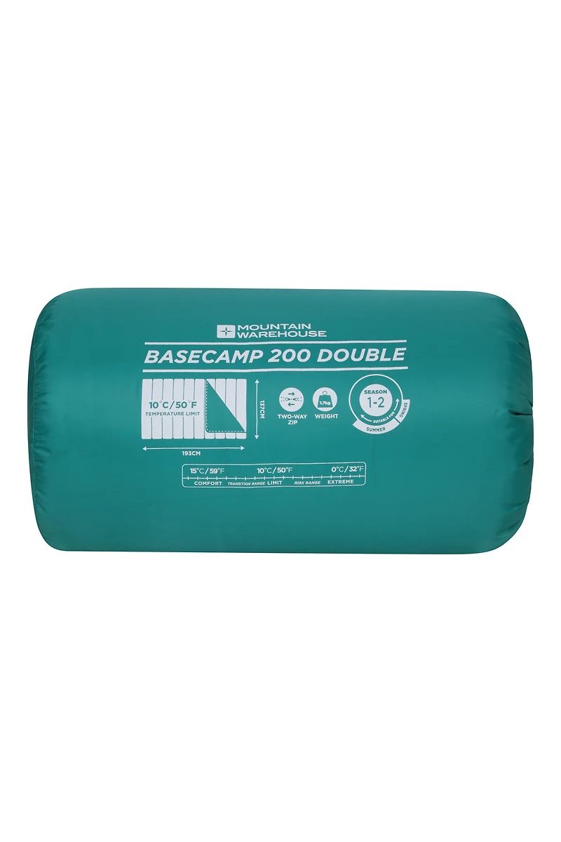 Basecamp 200 15°C Double Sleeping Bag
