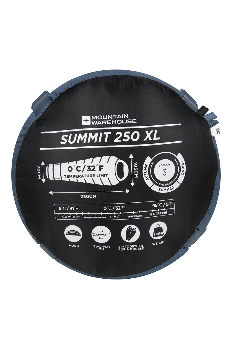 Summit 250 5°C Sleeping Bag - XL