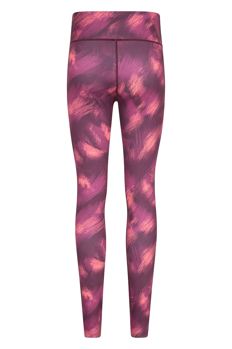 Patterned Womens High Rise Leggings