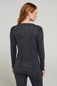 Talus Printed Womens Thermal Top