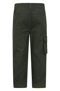 Pull Up Kids Jersey Lined Cargo Pants