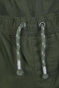 Pull Up Kids Jersey Lined Cargo Pants