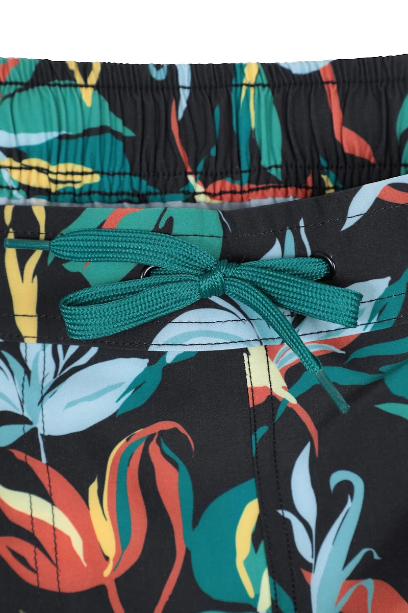 Patterned Womens Stretch Boardshorts - Short