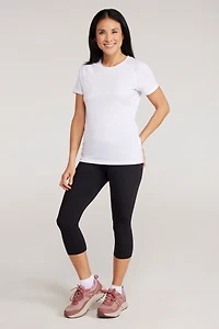 Blackout High-Waisted Womens Capri Leggings