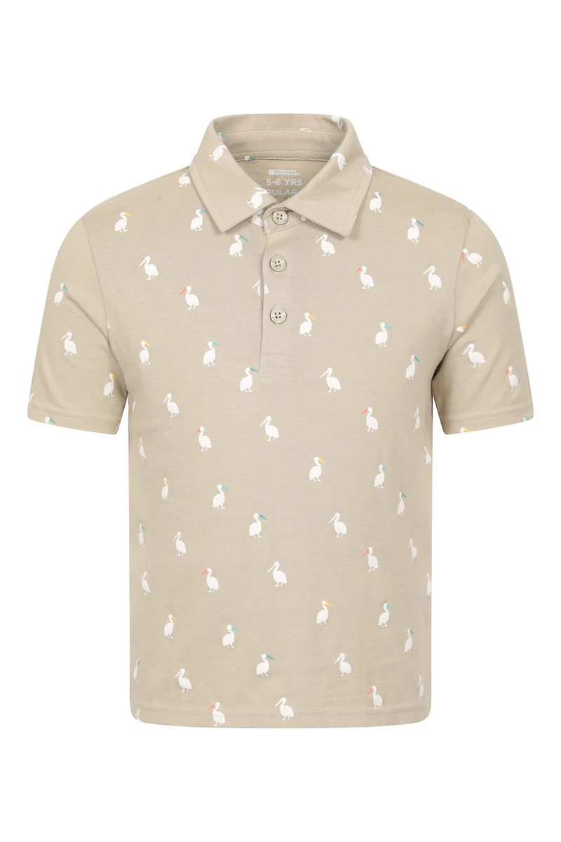 Printed Kids Polo Shirt