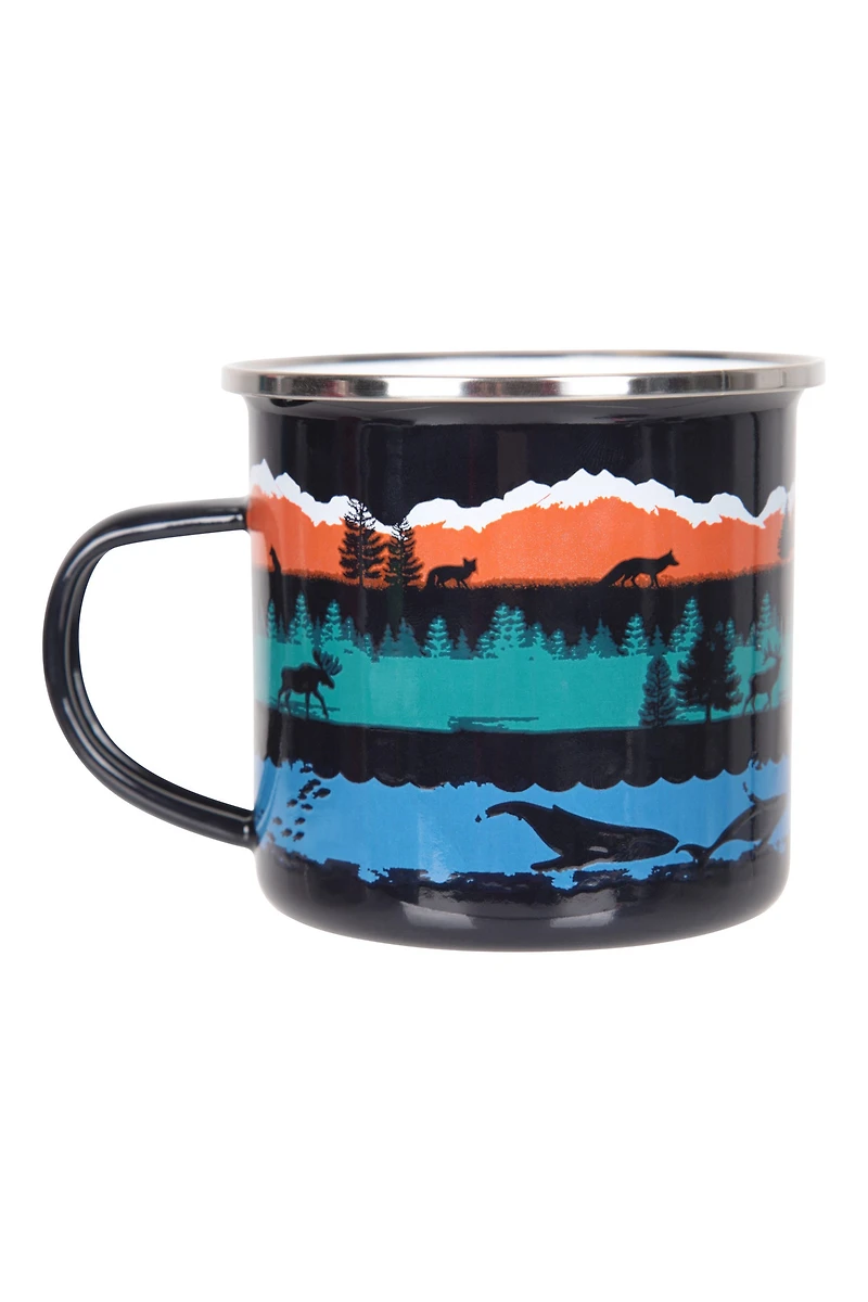 Wildlife Enamel Mug