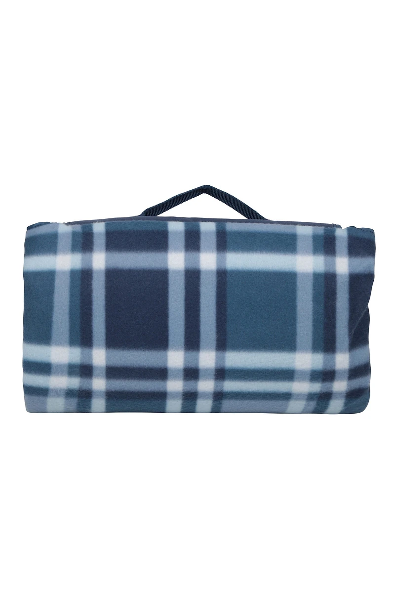 Patterned Fleece Picnic Mat - 120 x 140cm