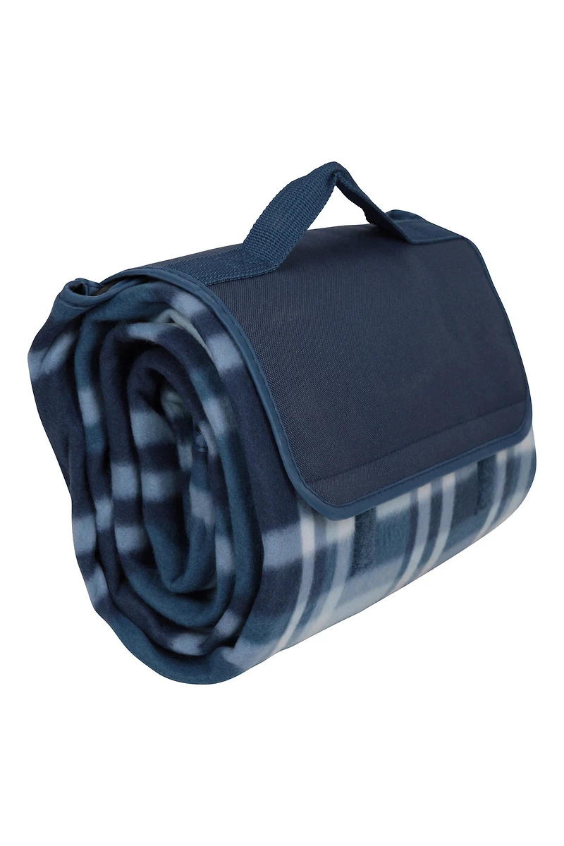 Patterned Fleece Picnic Mat - 120 x 140cm