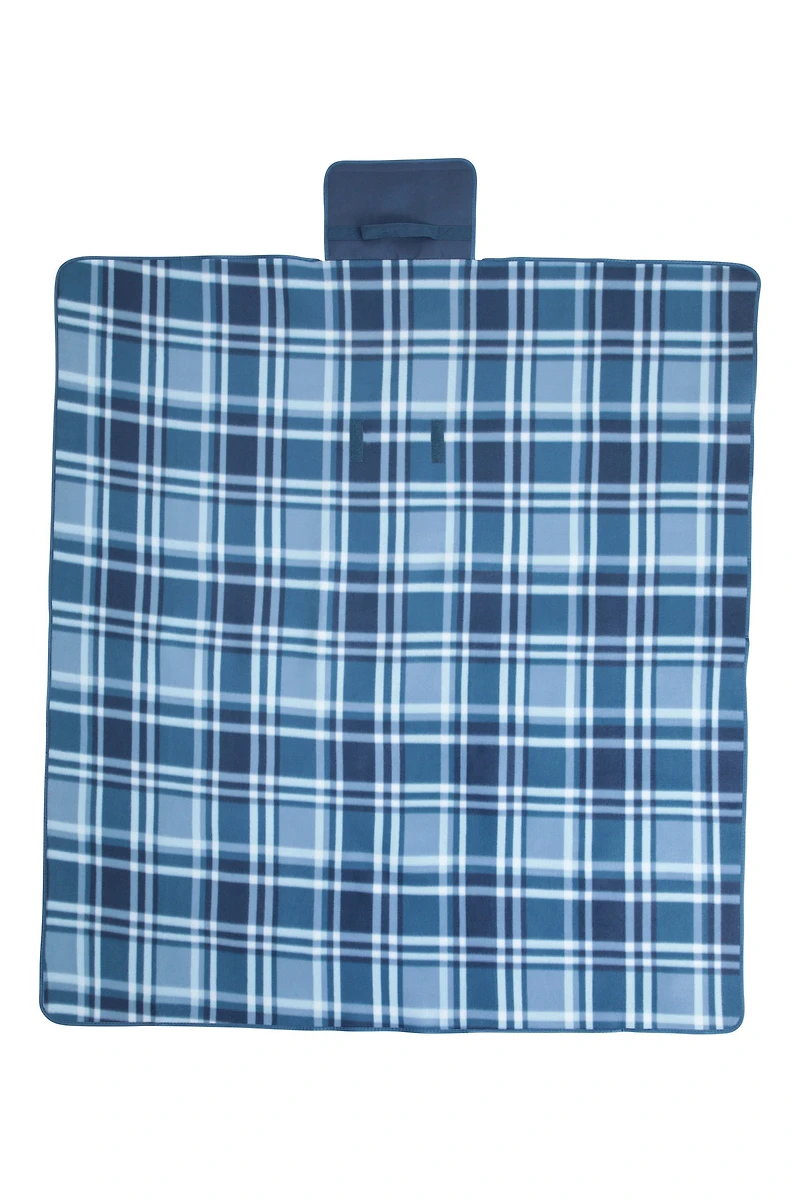 Patterned Fleece Picnic Mat - 120 x 140cm