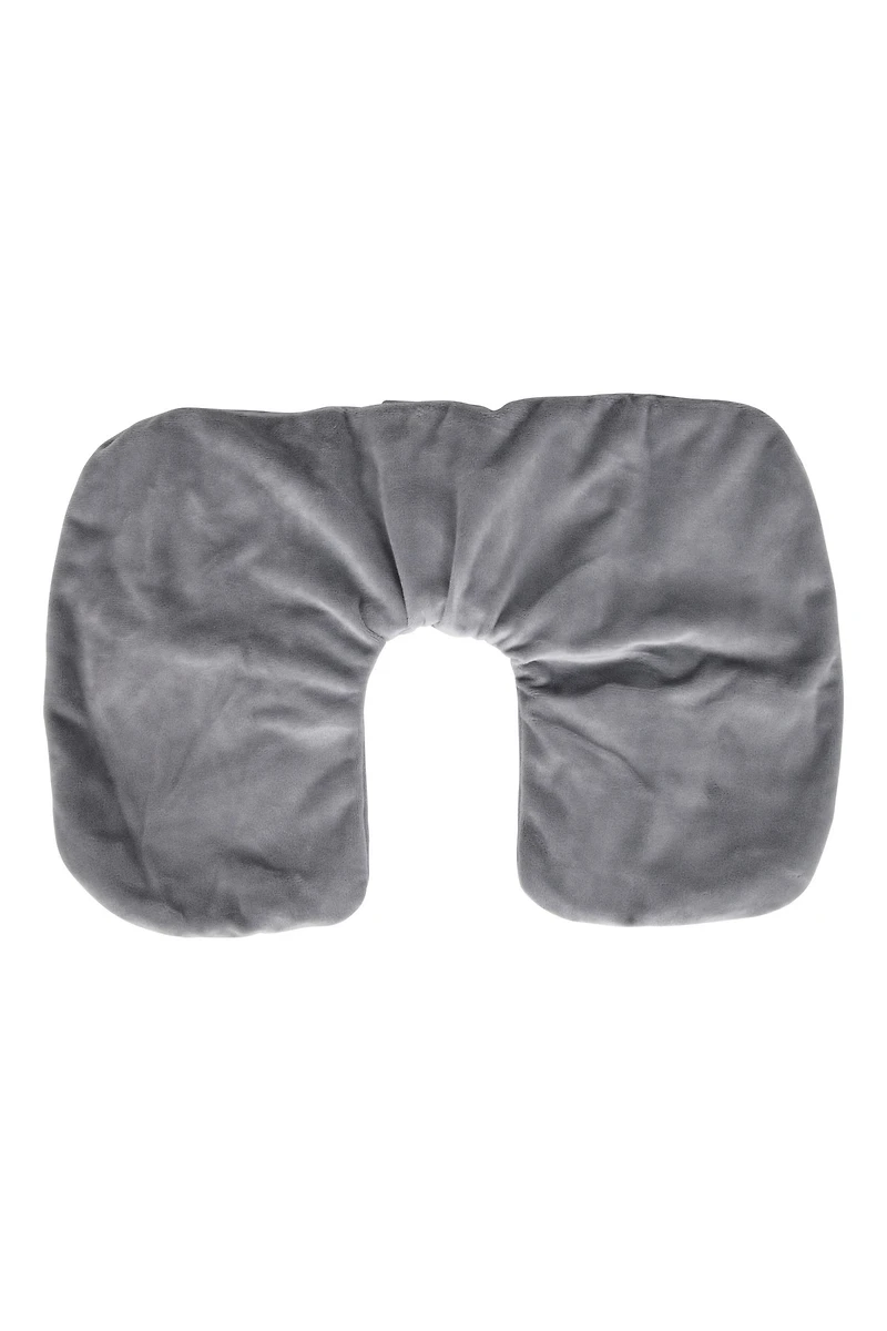 Easy Inflate Fleece Pillow