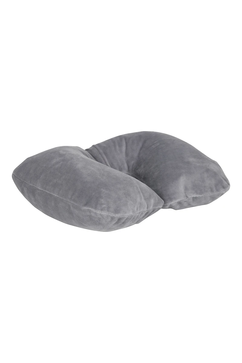 Easy Inflate Fleece Pillow