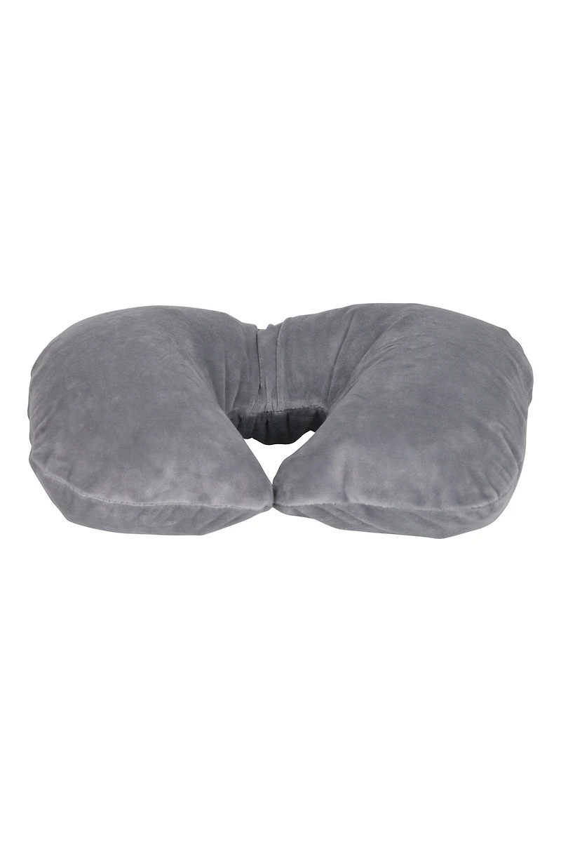 Easy Inflate Fleece Pillow