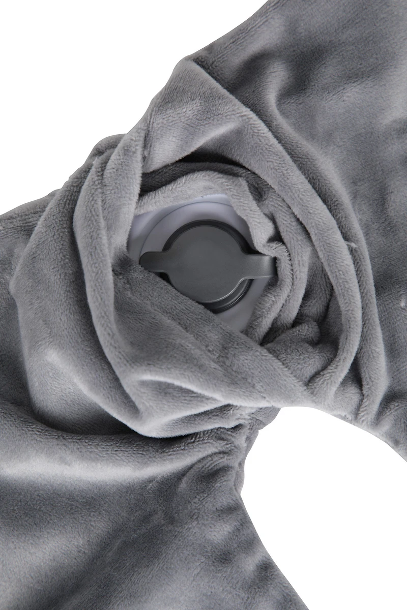 Easy Inflate Fleece Pillow