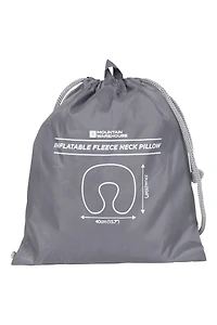 Easy Inflate Fleece Pillow