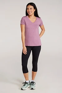 Vitality V Neck Womens Tee