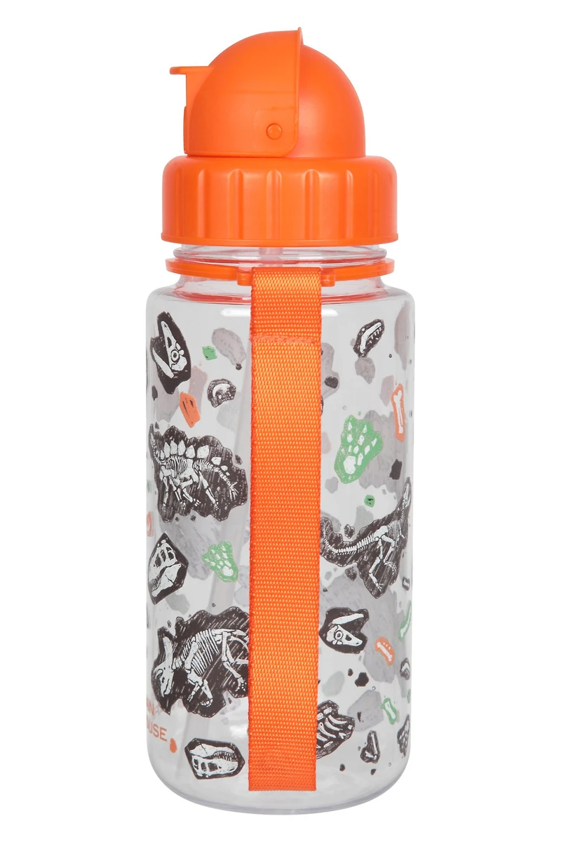 BPA Free Printed Flip Lid Kids Bottle - 12 oz