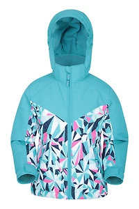Snow Storm Kids Printed Ski Jacket