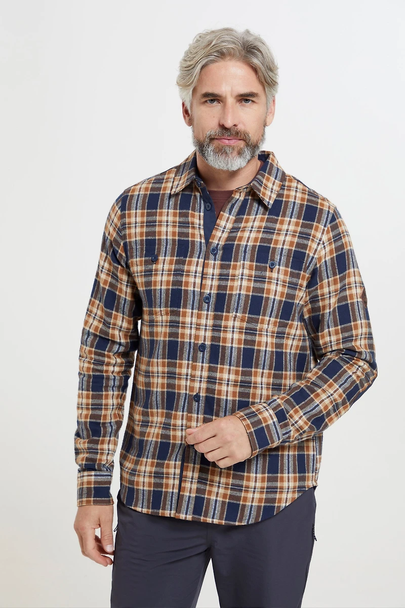 Lumberjack Flannel Long Sleeve Mens Shirt