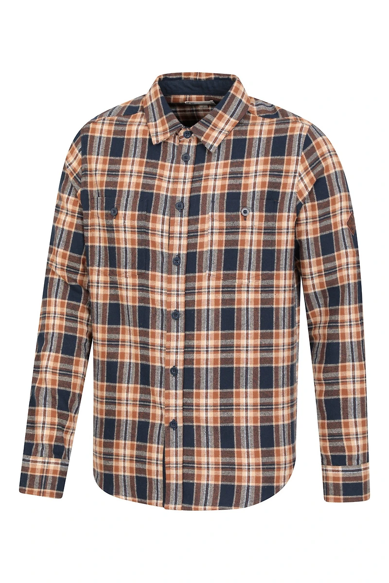 Lumberjack Flannel Long Sleeve Mens Shirt
